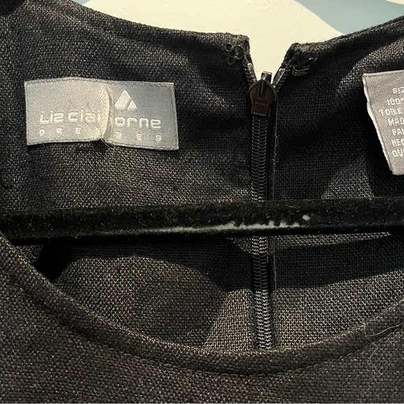 Glamorous Elegant 💯 Linen Midi Dress With Pearl Fringe Accent - Picture 6 of 9